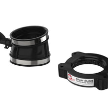 AFE Silver Bullet Throttle Body Spacer Kit Black (Chevrolet Corvette (C8) 2020 V8-6.2L This item will only work with the factory air intake system.) - 46-34017B