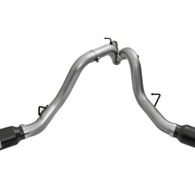 AFE Large Bore-HD 4 IN 409 Stainless Steel DPF-Back Exhaust System w/ Dual Black Tip (2016-2016 Silverado 2500 HD, Silverado 3500 HD, Sierra 2500 HD, Sierra 3500 HD) - 49-44080-B