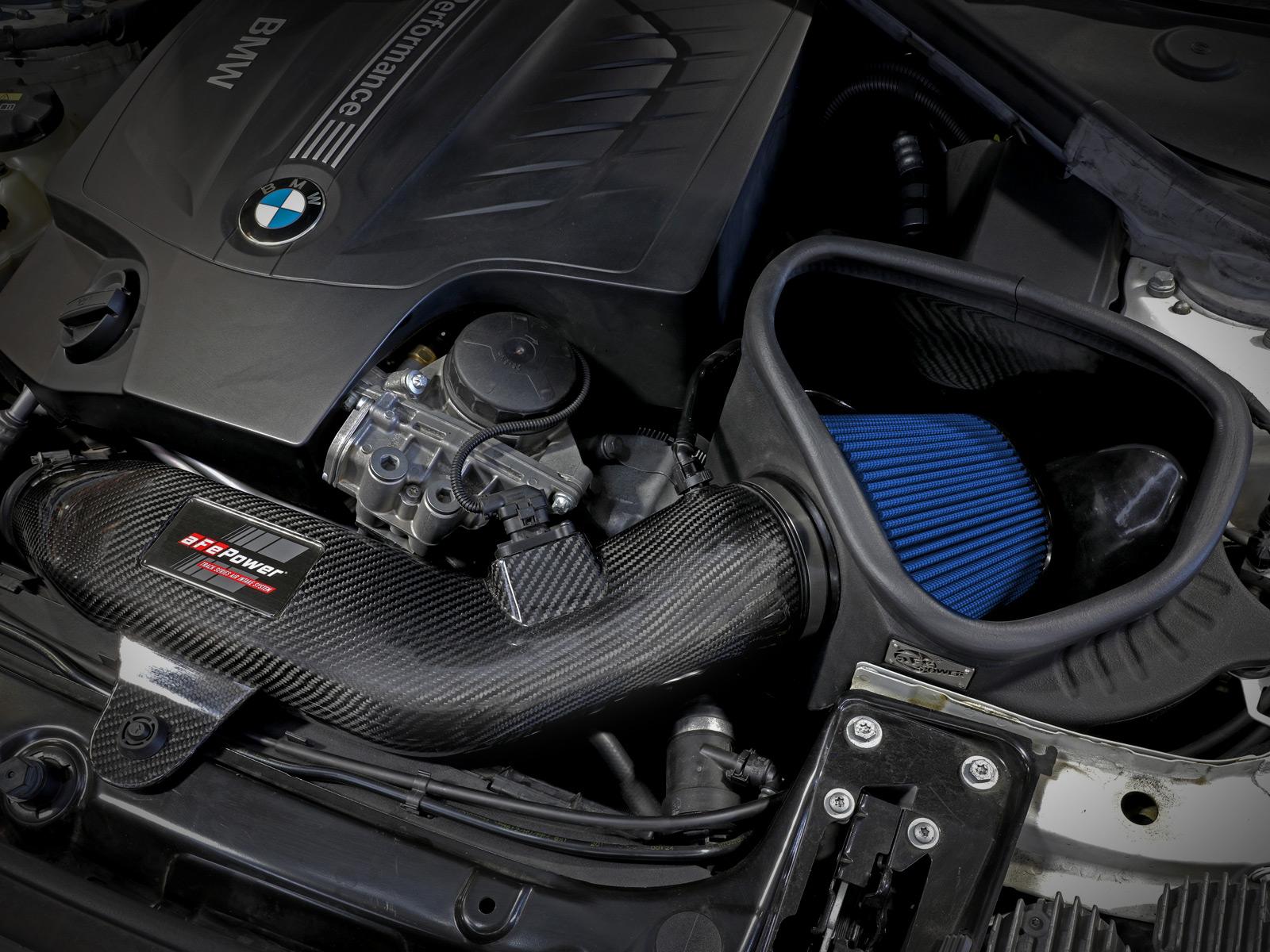 AFE Track Series Stage-2 Carbon Fiber Intake System w/ Pro 5R Media (BMW M2 (F87) 16-18 L6-3.0L (t) N55) - 57-10004R