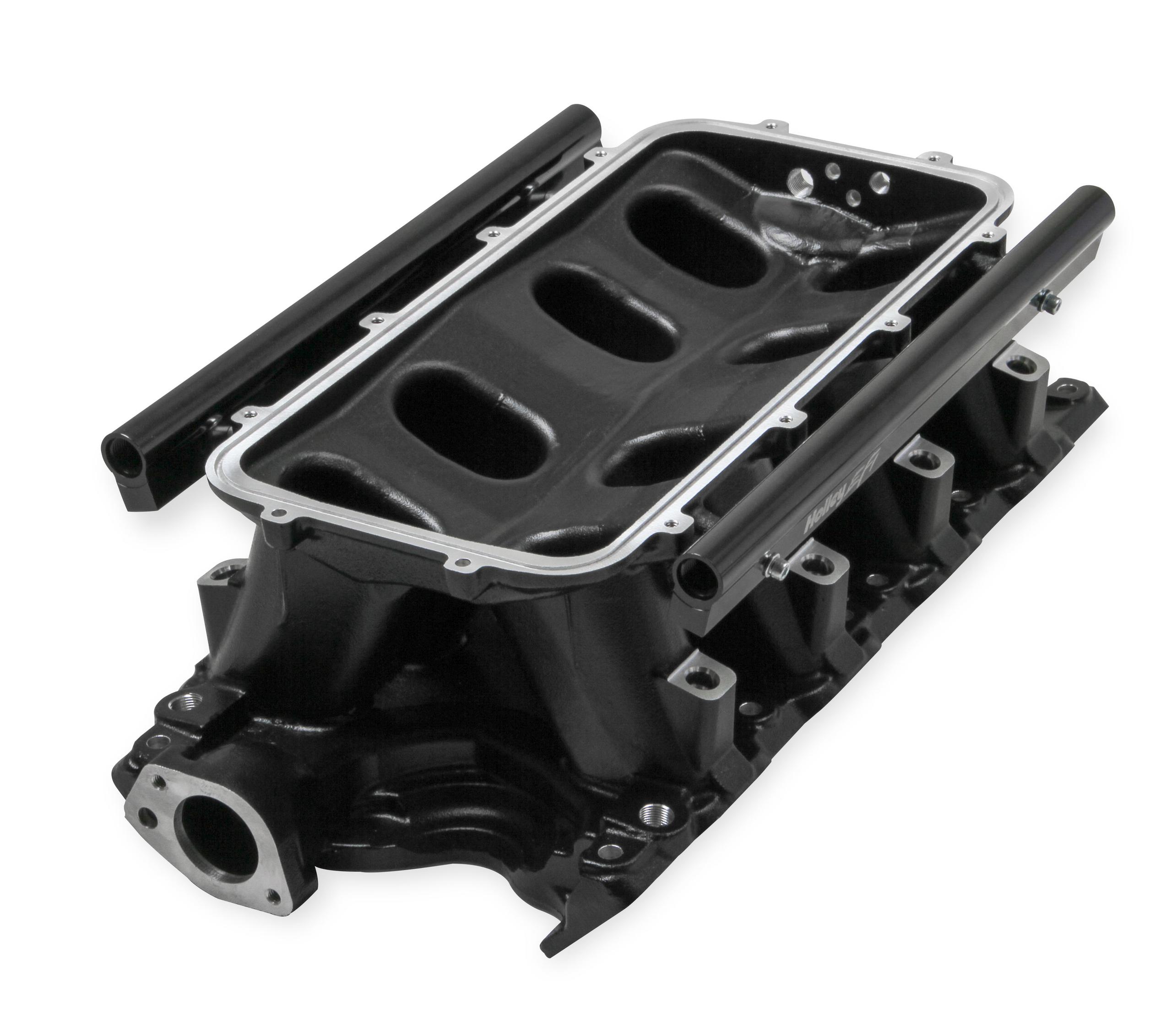 Holley Efi 300-244BK Mfld Kit, Ford 351W Hi-Ram, Efi Base