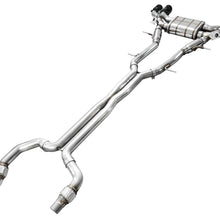 AWE SwitchPath™ Exhaust for Cadillac CT4-V Blackwing - Diamond Black Tips - 3025-43436