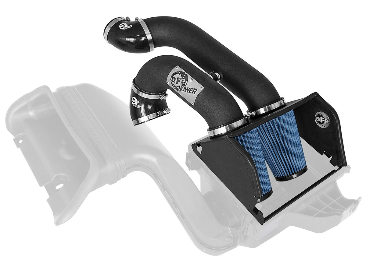 AFE Magnum FORCE Stage-2XP Cold Air Intake System w/ Pro 5R Media Black (2017-2021 Expedition, F-150, F-150) - 54-12972-B