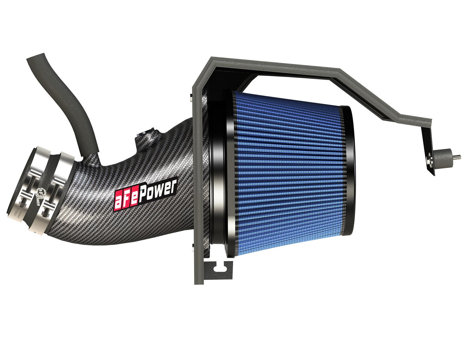 AFE Track Series Stage-2 Carbon Fiber Intake System w/ Pro 5R Filter (2011-2021 300, Challenger, Charger) - 54-12172-C