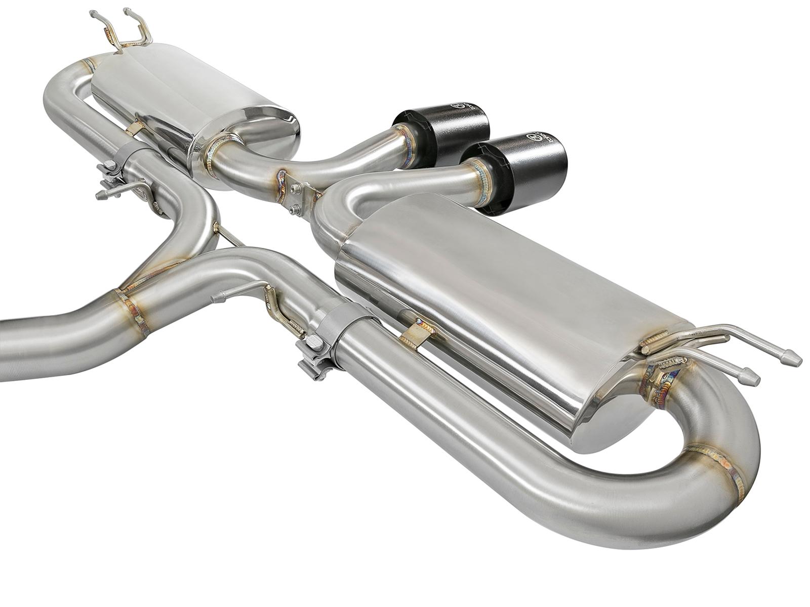AFE Cat-Back Exhaust System (2017-2019 Honda Civic Si L4-1.5L (t)) - 49-36618-B