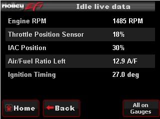 Holley Efi 553-108 Holley Efi 3.5 Touch Screen Lcd