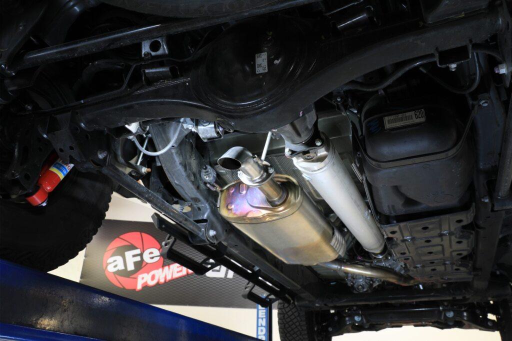 AFE ROCK BASHER 2-1/2 IN 409 Stainless Steel Axle-Back Hi-Tuck Exhaust System (2024-2025 Tacoma) - 49-46082