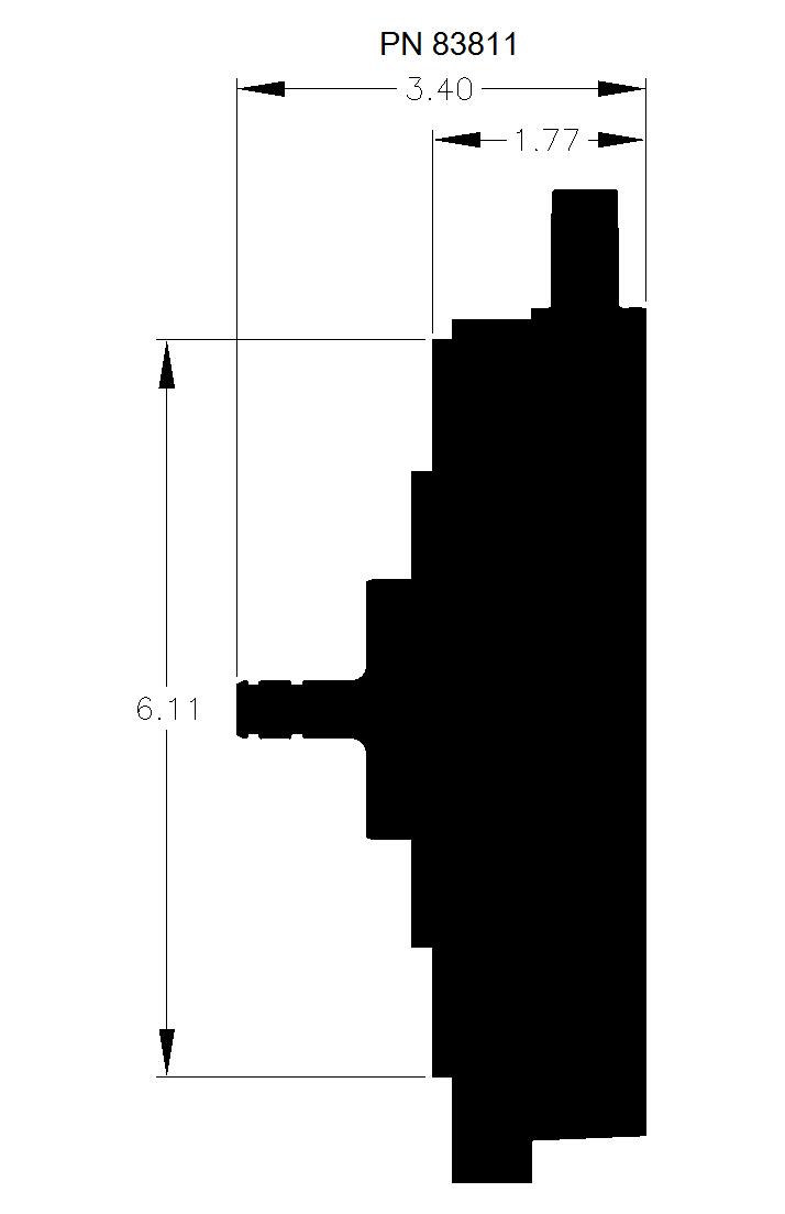 Msd 83811 Distributor, Gm Lt-1 5.7L, '95-'97