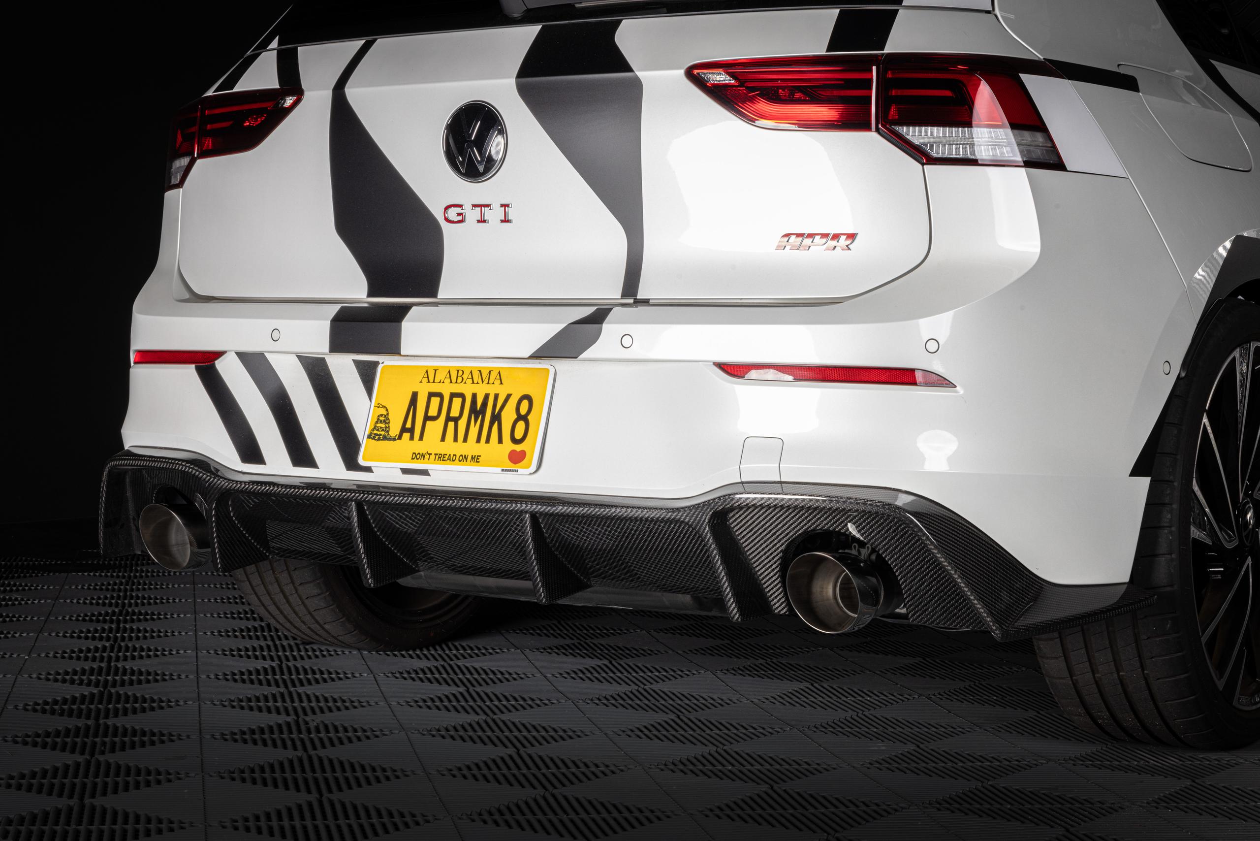 APR Carbon Fiber Rear Diffuser (MK8 GTI) - MS100241