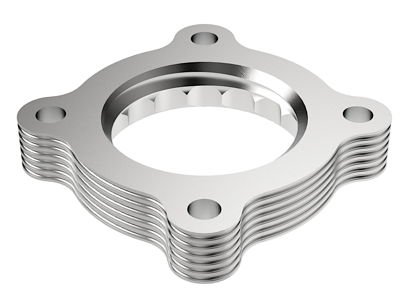 AFE Silver Bullet Throttle Body Spacer Kit (2011-2022 Corolla) - 46-38015