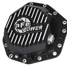 aFe POWER Pro Series Rear Differential Cover Black w/ Machined Fins (2017-2021 F-250 Super Duty, F-350 Super Duty) - 46-70352