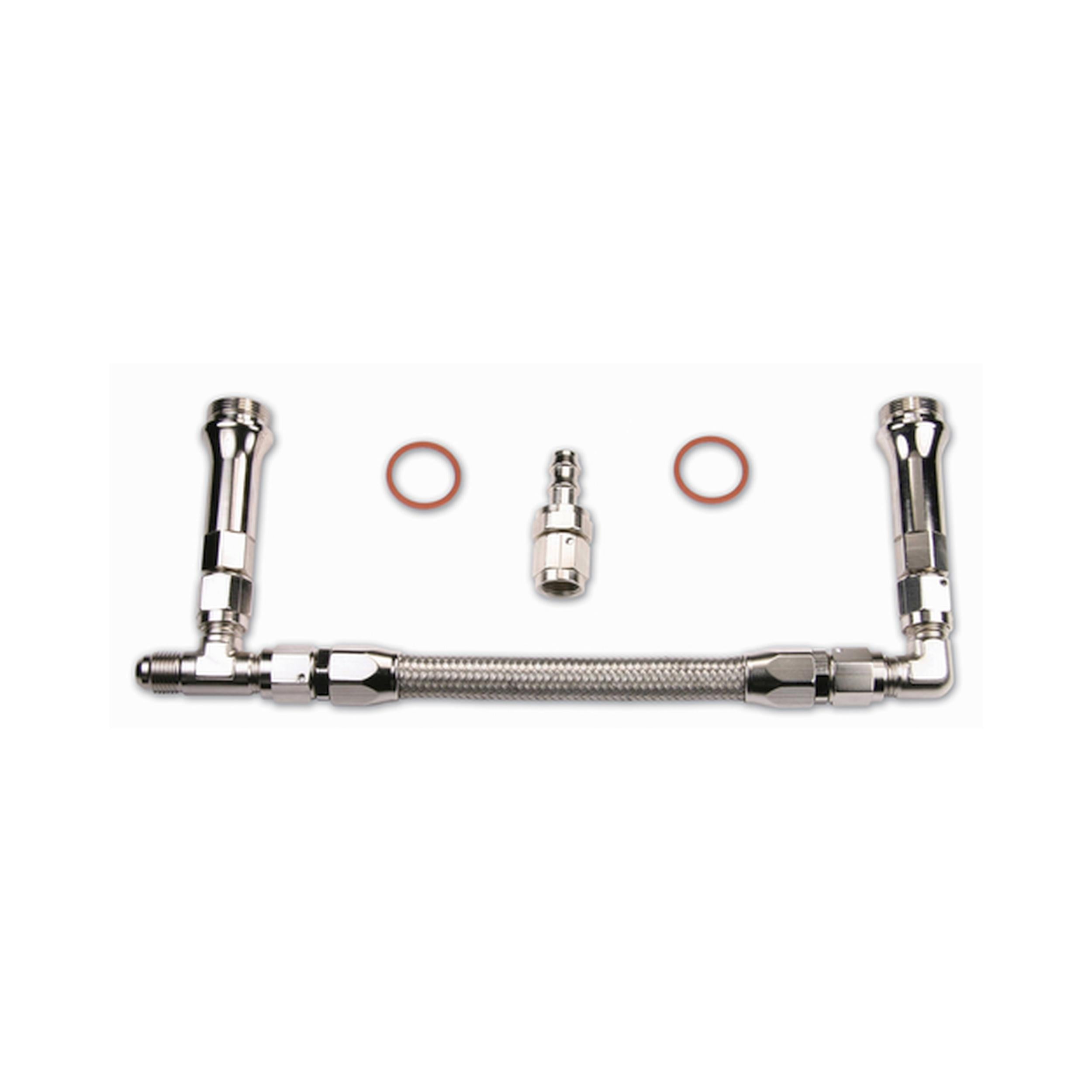 Quickfuel SS Fuel Line #8AN Silver. - 34-8000SSQFT