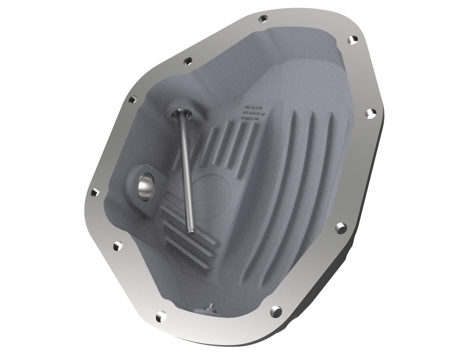 AFE Pro Series Rear Differential Cover Black w/ Machined Fins (1994-2007 Ram 3500, F-350 Super Duty, F-350 Super Duty, F-450 Super Duty, F-450 Super Duty) - 46-70032