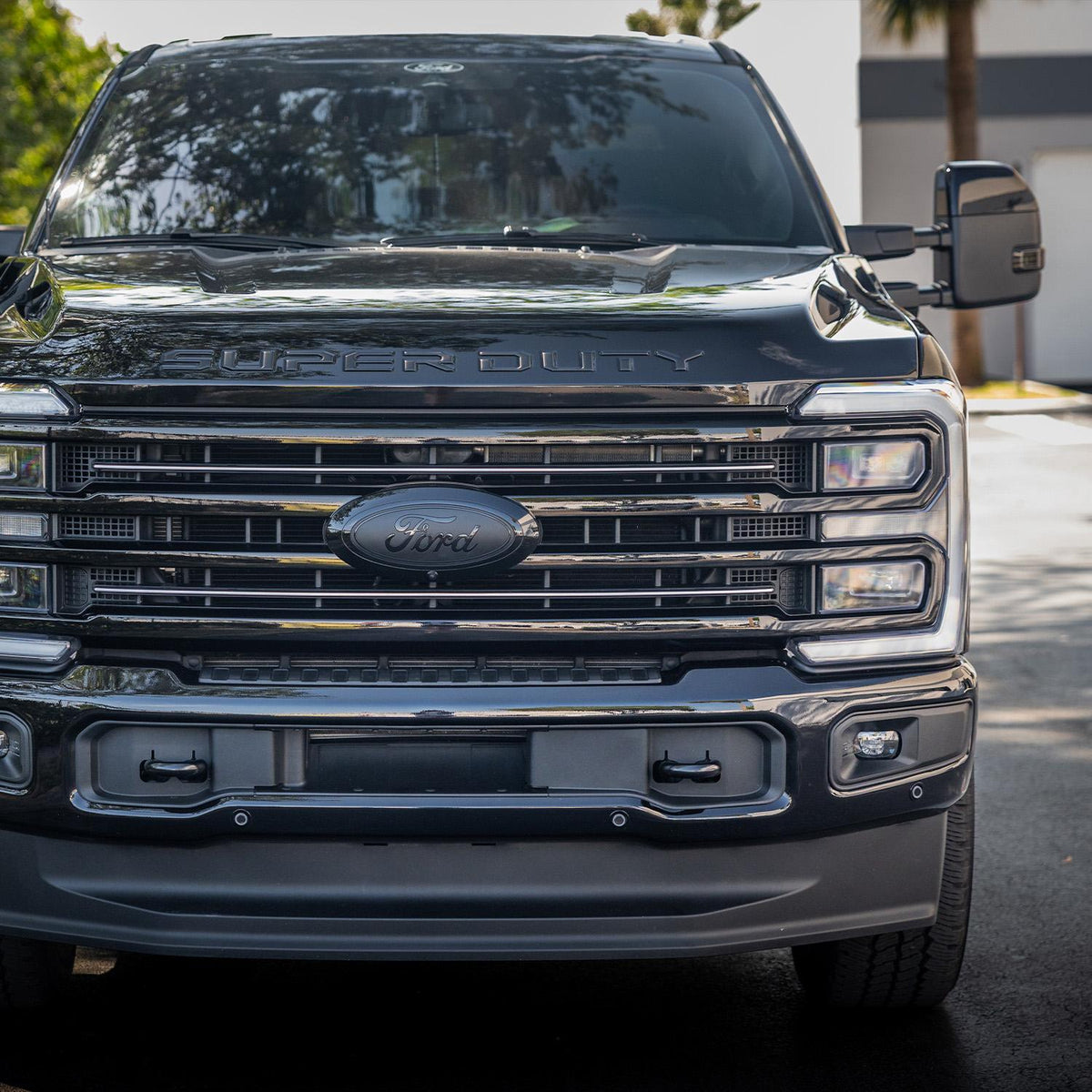 Paint Matched Front and Rear Emblems (2023-2026 Super Duty)