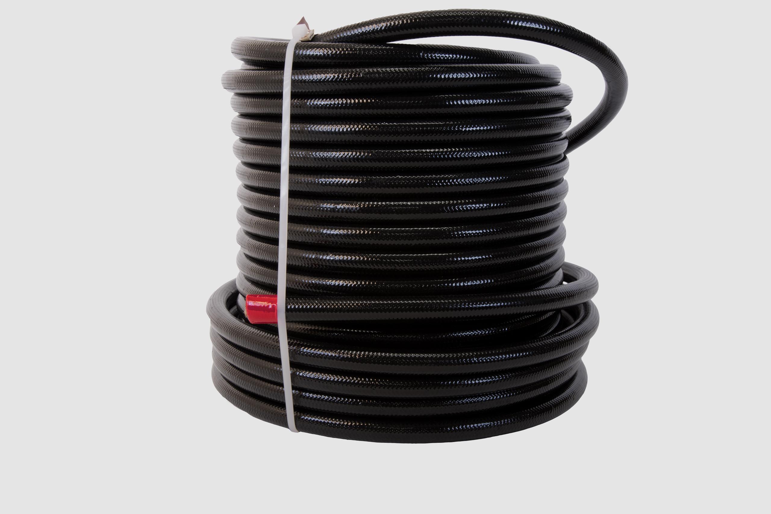 Aeromotive Fuel Line, Ptfe, Stainless Braided, Black Jacketed - 15324