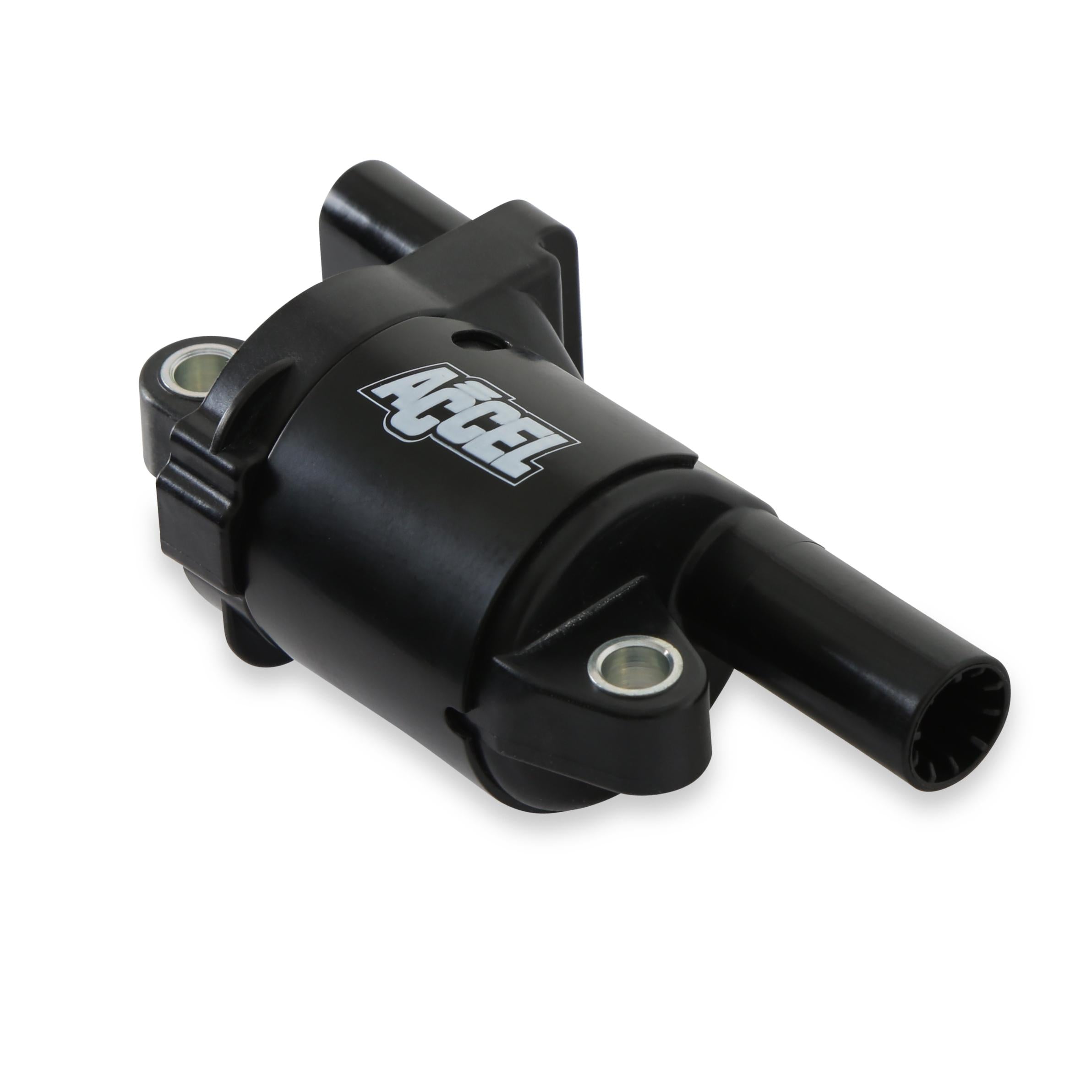 Accel 14-Up Lt Round Coil - Black 8 Pack () - 140080-8