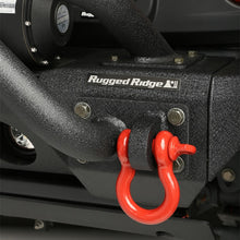 Rugged Ridge D-Ring Shackle Kit 7/8 Inch Red Steel Pair - 11235.13