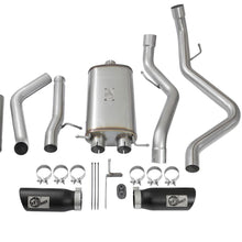 AFE MACH Force-Xp 3 IN 409 Stainless Steel Cat-Back Exhaust System w/Dual Black Tip - 49-44071-B