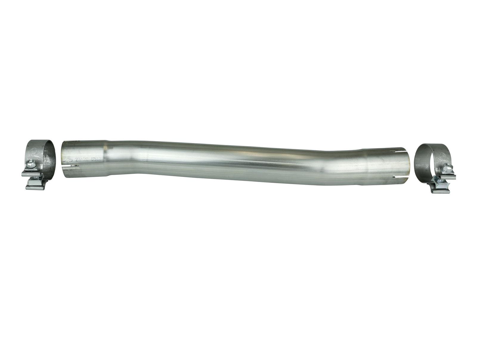 AFE MACH Force-Xp 2-1/2 IN 409 Stainless Steel Muffler Delete Pipe (2-1/2 IN ID Inlet/Outlet x 24 IN Overall Length) - 49M30053