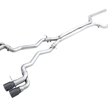 AWE Tuning 18-22 BMW M5 (F90) 4.4T AWD Cat-back Exhaust - Track Edition (Diamond Black Tips) - 3020-43078