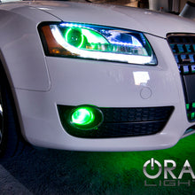 Oracle 07-13 Audi A5 LED Headlight Halo Kit - Red