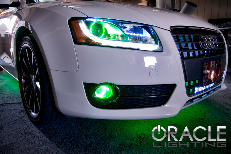 Oracle 07-13 Audi A5 LED Headlight Halo Kit - Red