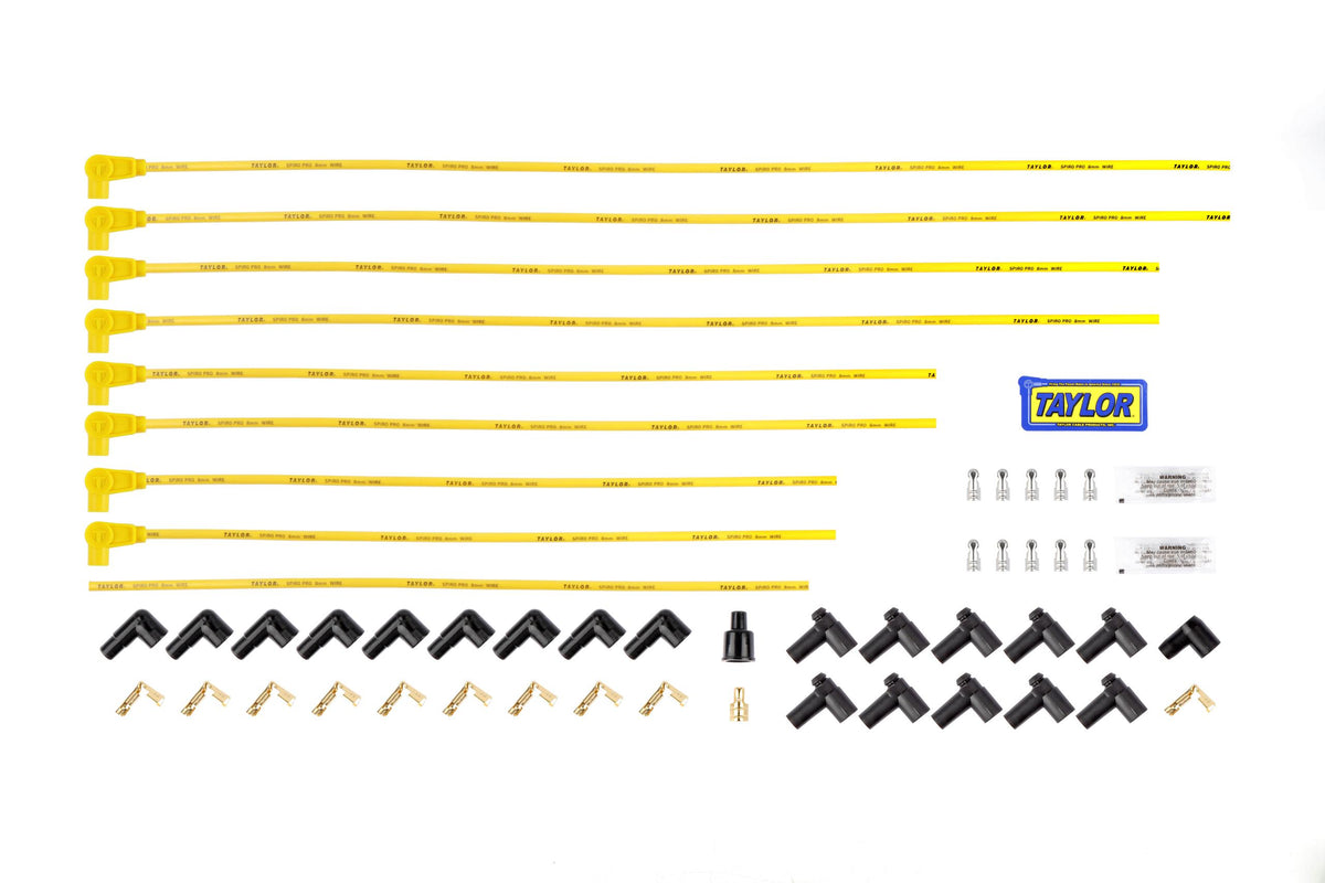 TAYLOR CABLE 8mm Spiro-Pro univ 8 cyl 90 Yellow - 73451