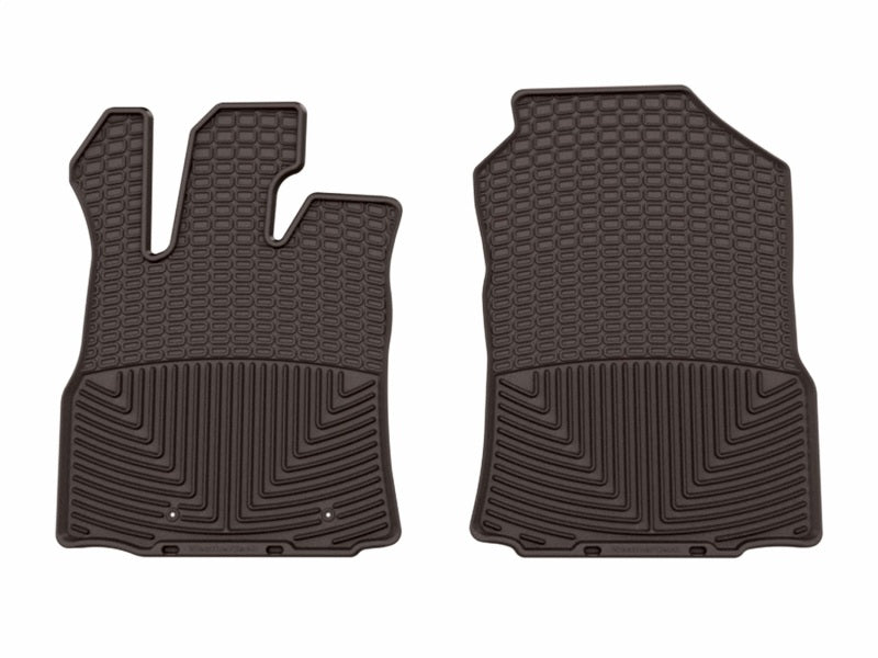 WeatherTech 19-26 Subaru Ascent 1st Row Front All-Weather Floor Mats - Cocoa