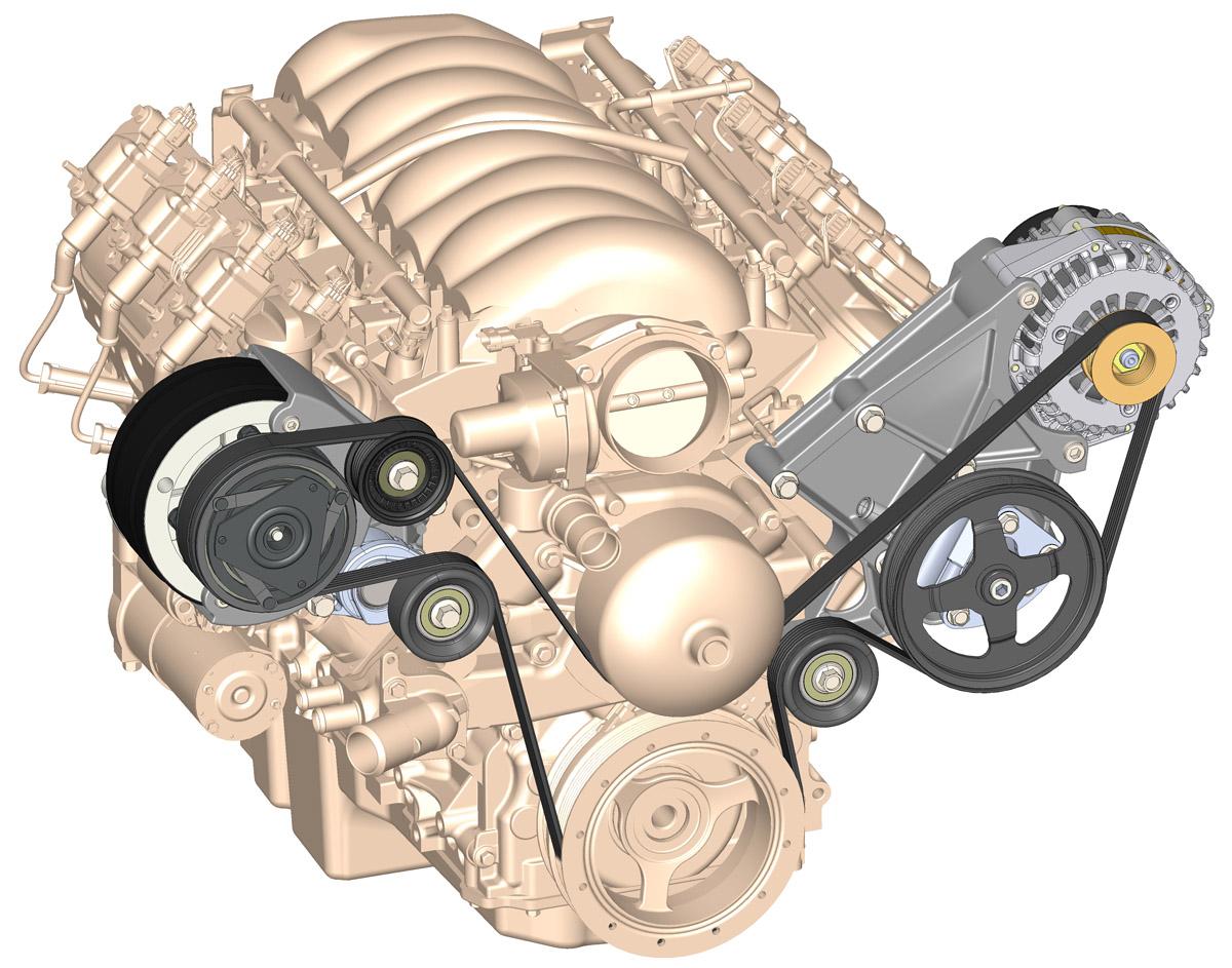 Holley LS/LT Complete Accessory Drive Kit.  - 20-136