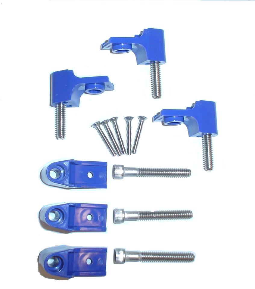 TAYLOR CABLE Bracket, horizontal blue - 42762