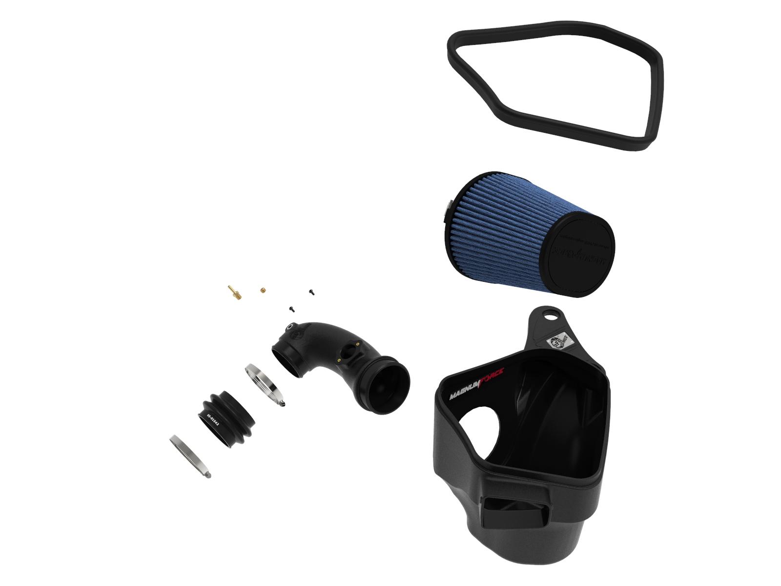 AFE Magnum FORCE Stage-2 Cold Air Intake System w/ Pro 5R Media (BMW 128i/325i/328i/330i (E82/88/90/91/92/93) 06-13 L6-3.0L N52) - 54-13053R