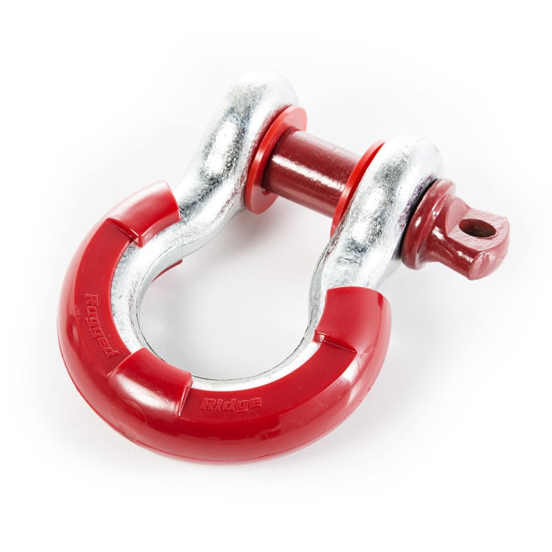 Rugged Ridge D-Ring Shackle Isolator Kit Red Pair 7/8 Inch - 11235.41