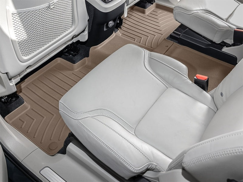 WeatherTech 2020 Volvo XC90 2nd row Rear FloorLiner HP - Tan