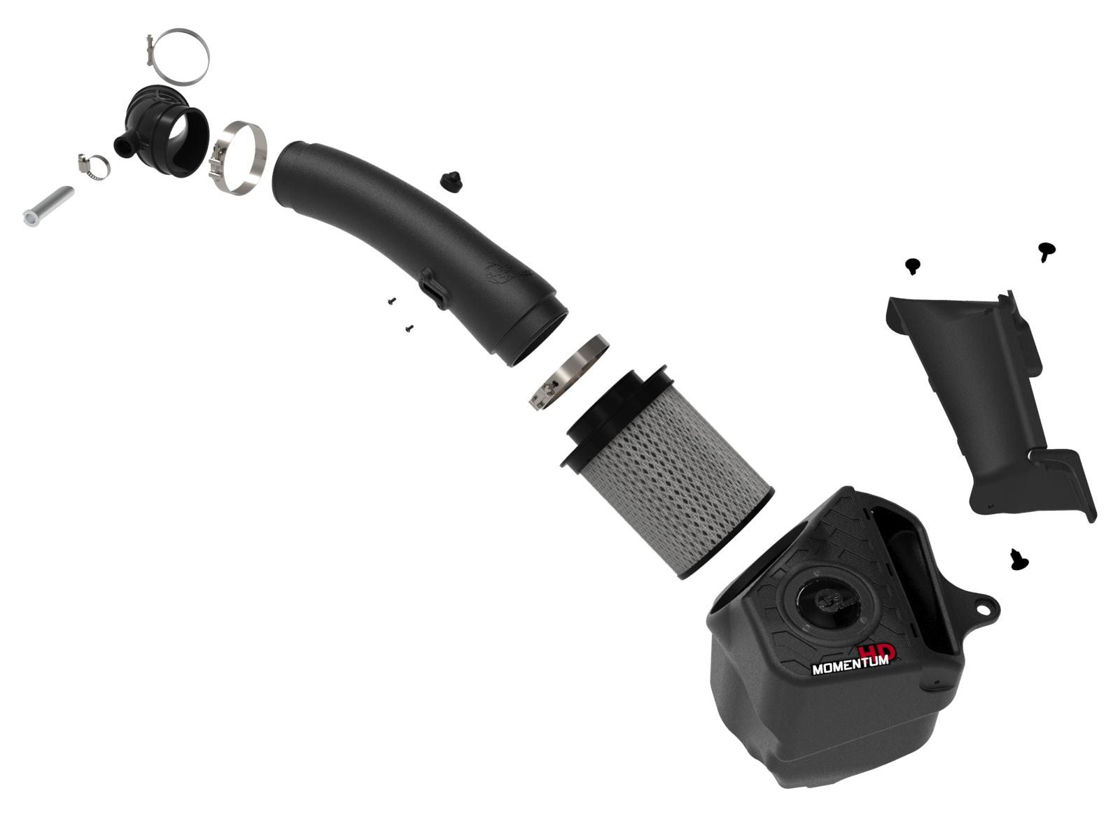 AFE Momentum HD Cold Air Intake System w/ Pro DRY S Media (Jeep Wrangler (JL) 20-21 V6-3.0L (td)) - 50-70062D