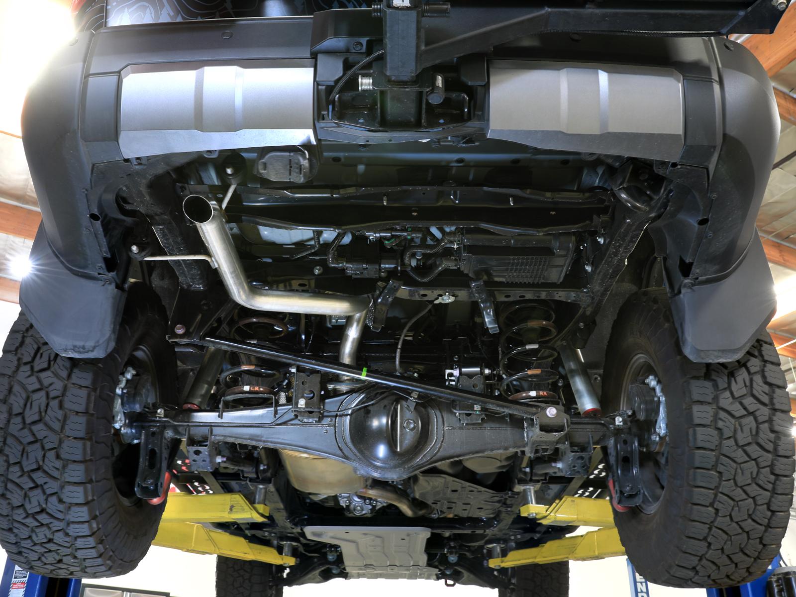 AFE Apollo GT Series 2-1/2 IN 409 Stainless Steel Axle-Back Hi-Tuck Exhaust System (2024-2025 Land Cruiser) - 49-46081