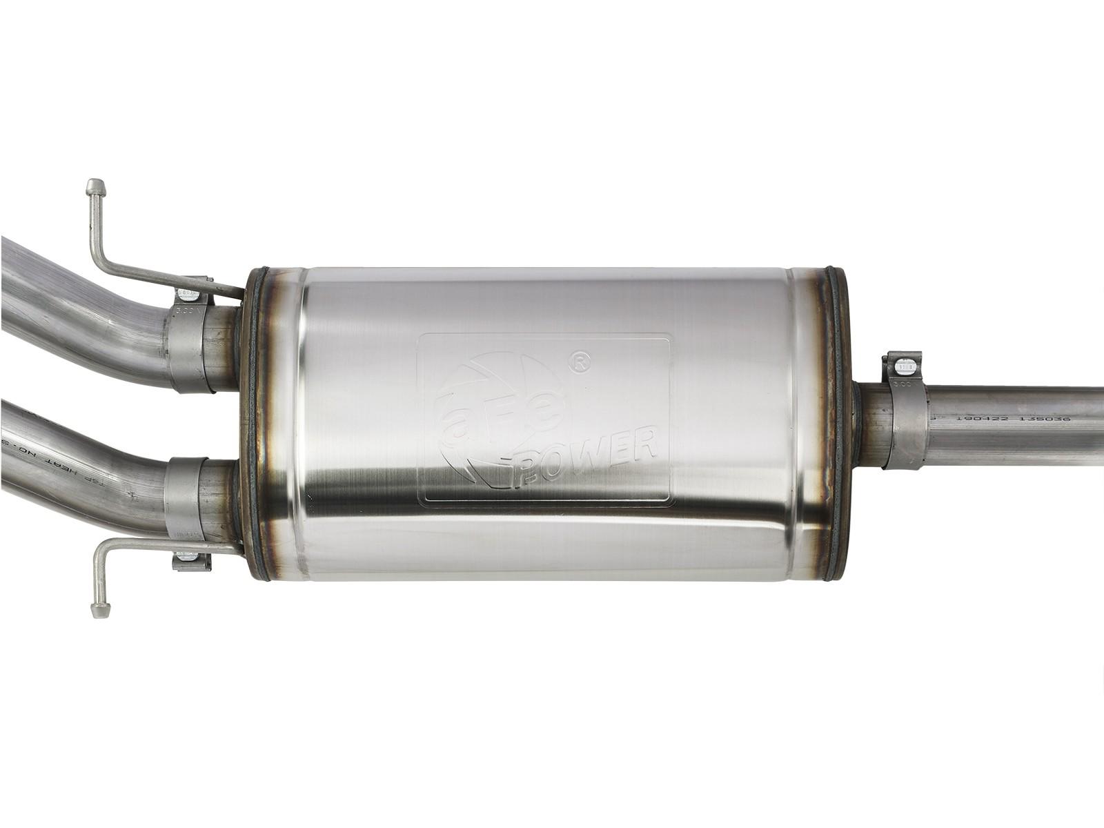 AFE MACH Force-Xp Cat-Back Exhaust System w/ Black Tip - 49-44135-B