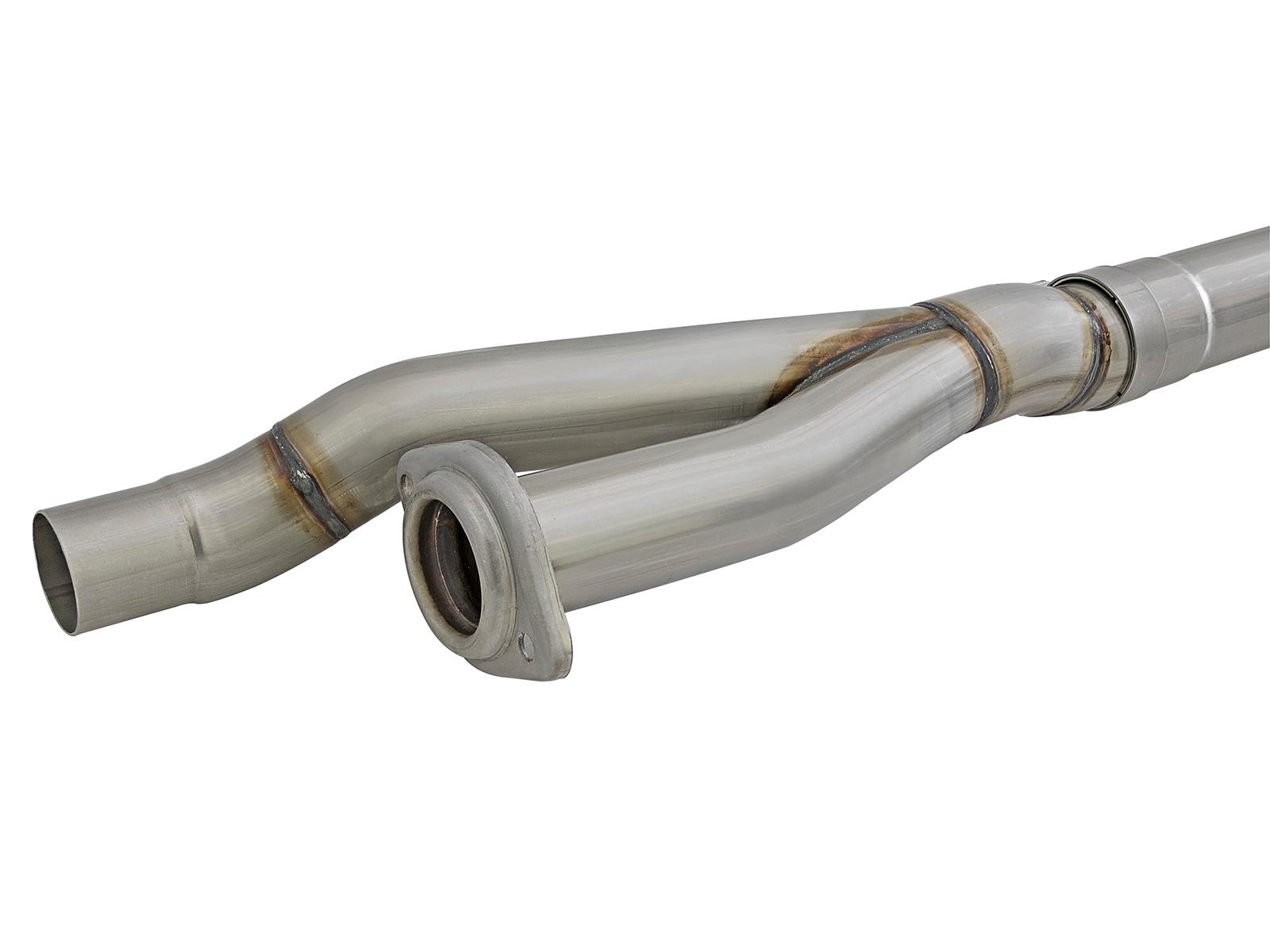 AFE MACH Force-Xp Cat-Back Exhaust System w/ Dual Hi-Tuck Tip (2017-2020 F-150, F-150) - 49-33095