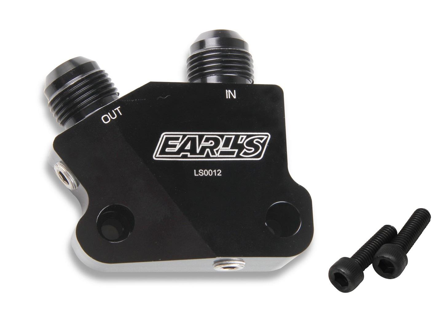 Earls LS0012ERL Gm Ls Engine Oil Cooler Adapter
