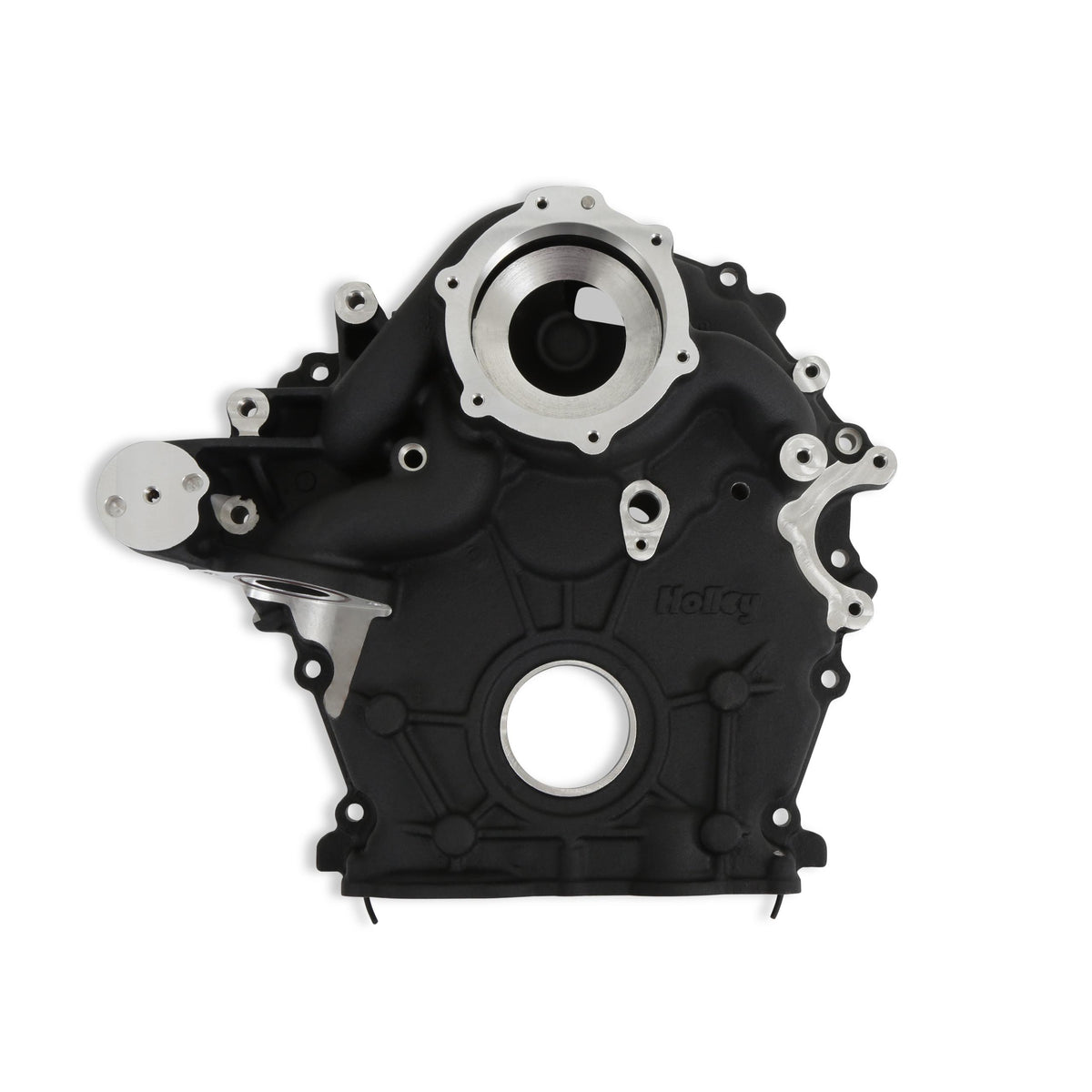 Holley Godzilla High-Mount Base Accessory Drive Kit - Black Finish - 20-300BK