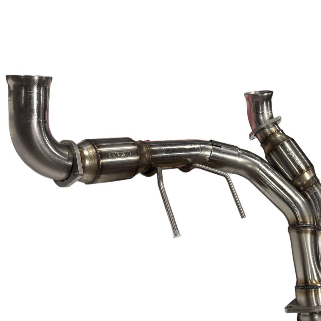 Kooks 3" SS Green Catted Y-Pipe - Connects to OEM (2024-2025 F-150 5.0L) - 13713300