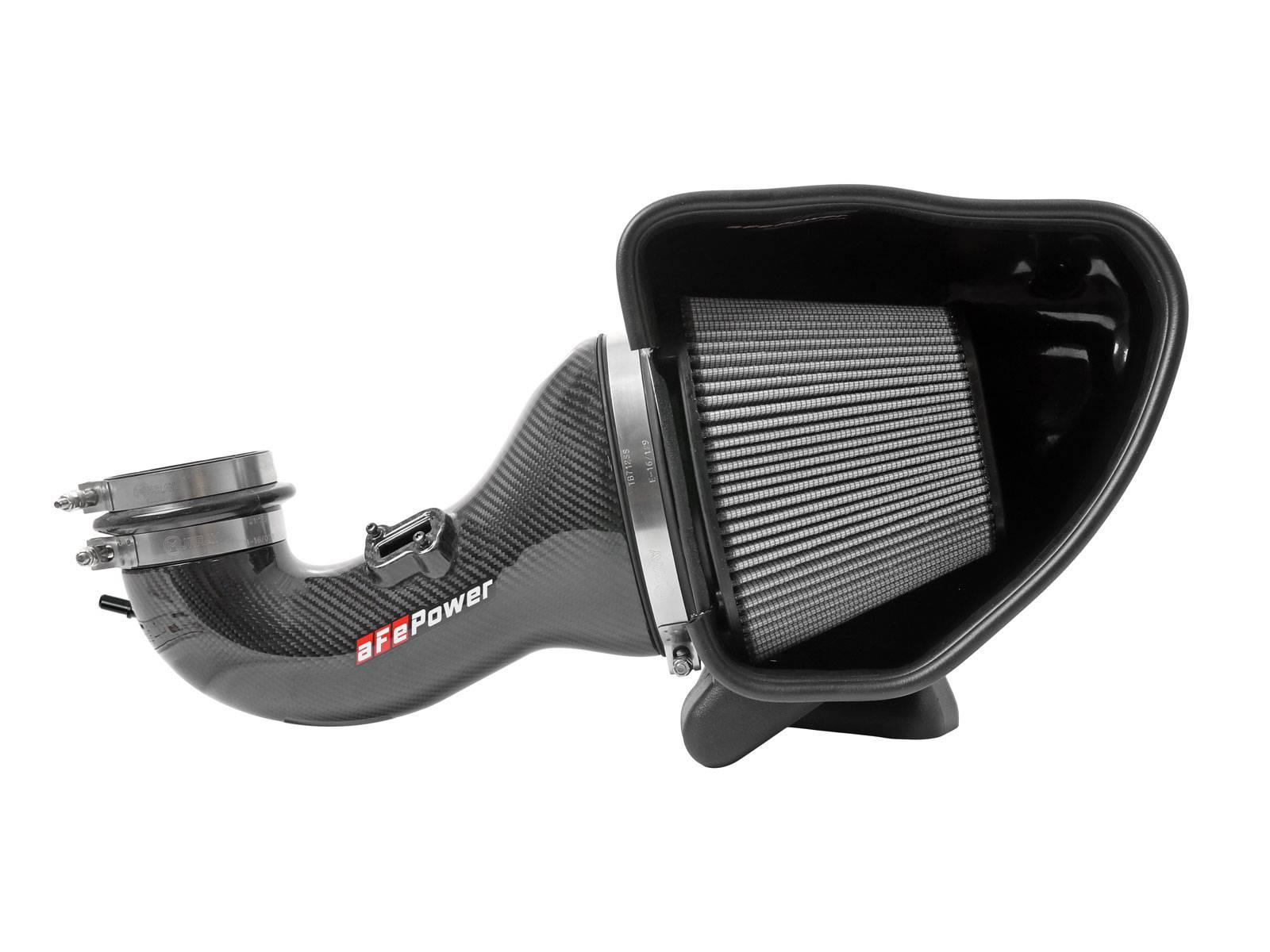 AFE 57-10018D Track Series Carbon Fiber Intake System w/ Pro DRY S Media (2017-2021 Chevrolet Camaro ZL1 V8-6.2L SC)