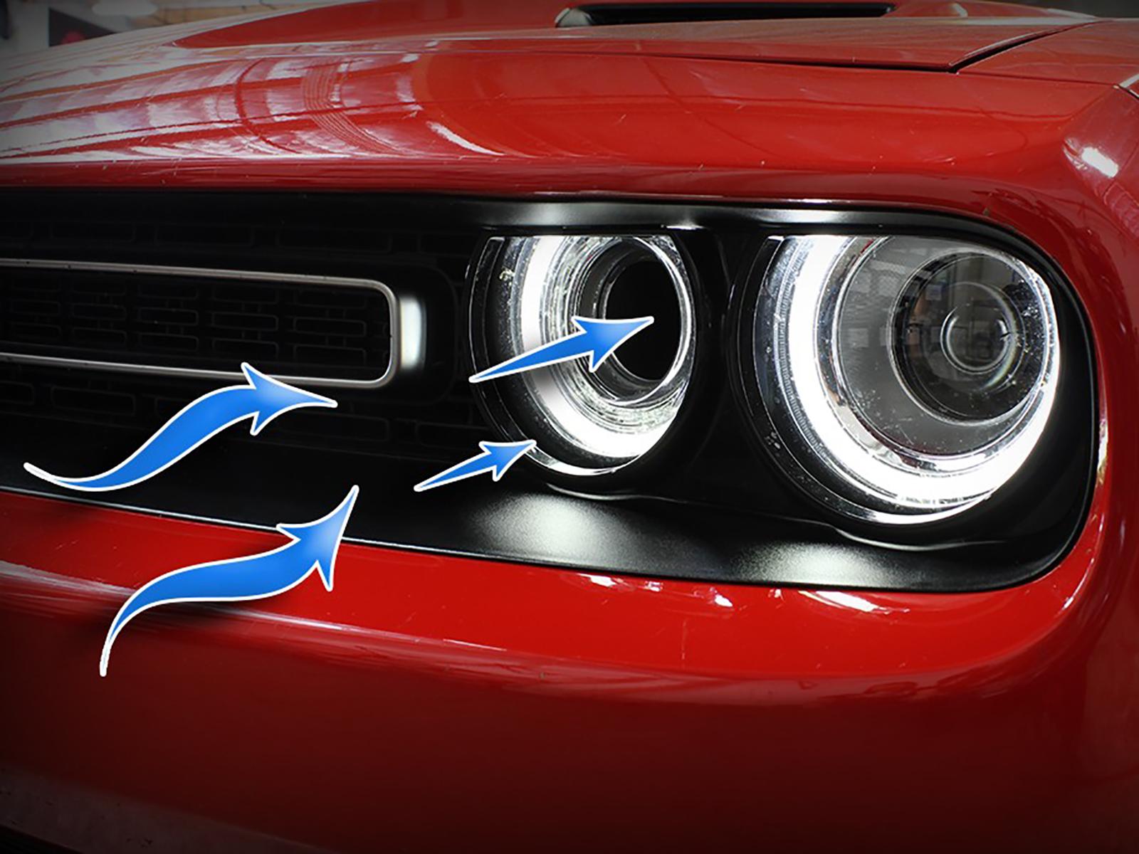 AFE Dynamic Air Scoop (2019-2019 Dodge Challenger V8-6.4L) - 50-70009S