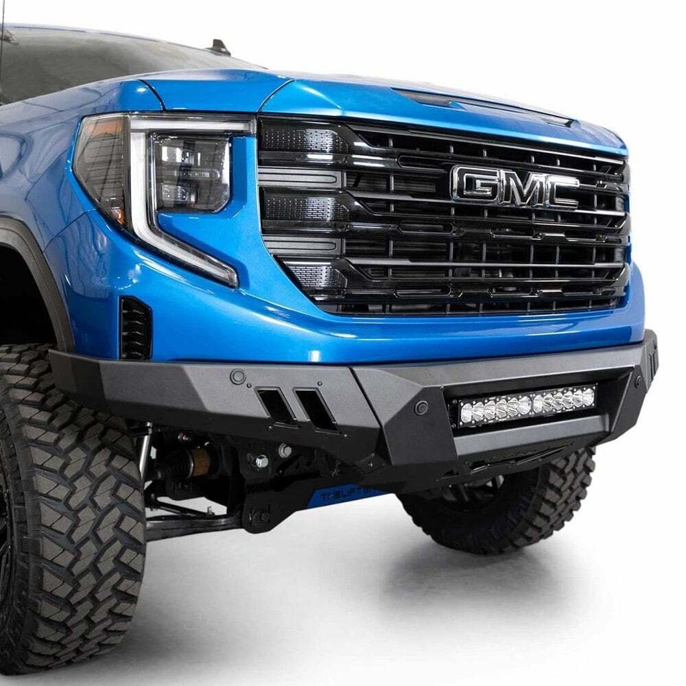 Addictive Desert Designs 2022-2025 GMC Sierra 1500 Black Label Front Bumper - F480300010103