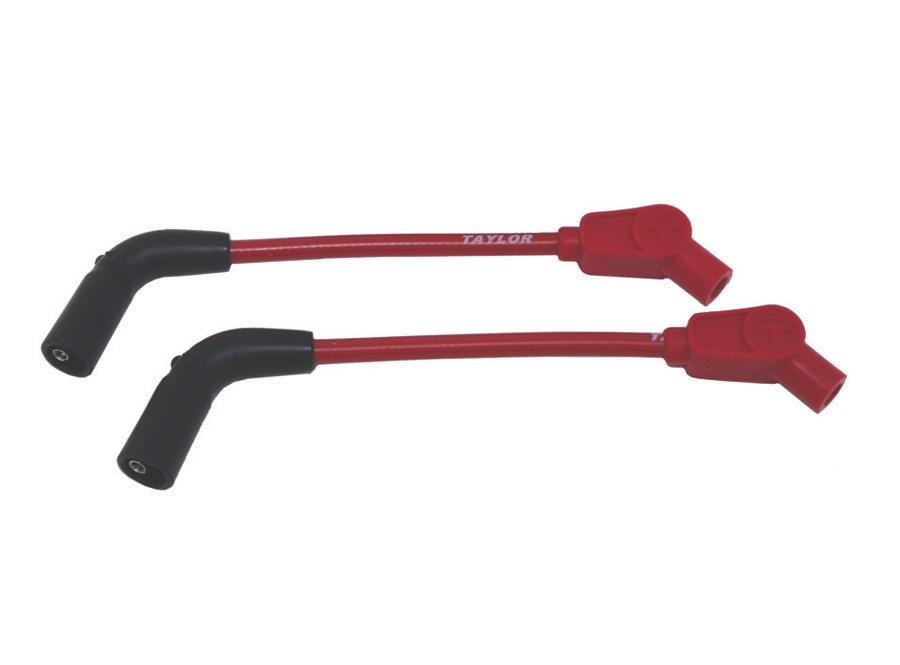 TAYLOR CABLE 8mm Spiro-Pro red 8in custom MC 135 Spark Plug Wires - 10238