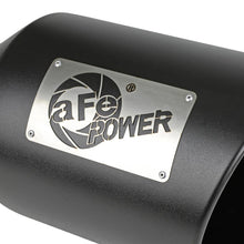 AFE MACH Force-Xp 409 Stainless Steel Clamp-on Exhaust Tip Black (4 IN Inlet x 8 IN Outlet x 15 IN L) - 49T40801-B15