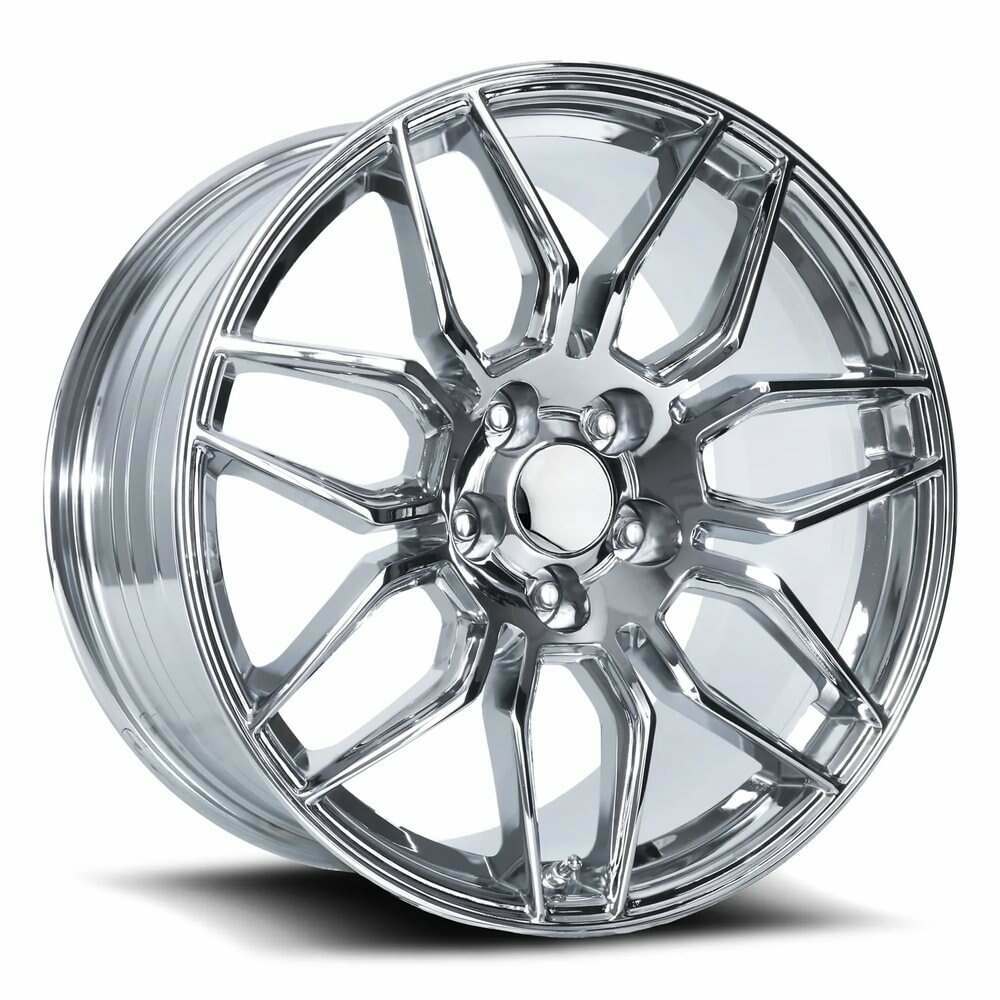 Factory Reproductions 19X10 5X4.75 +40 HB 70.3 C8 Z06 CHROME WITH CAP - 401910403401F