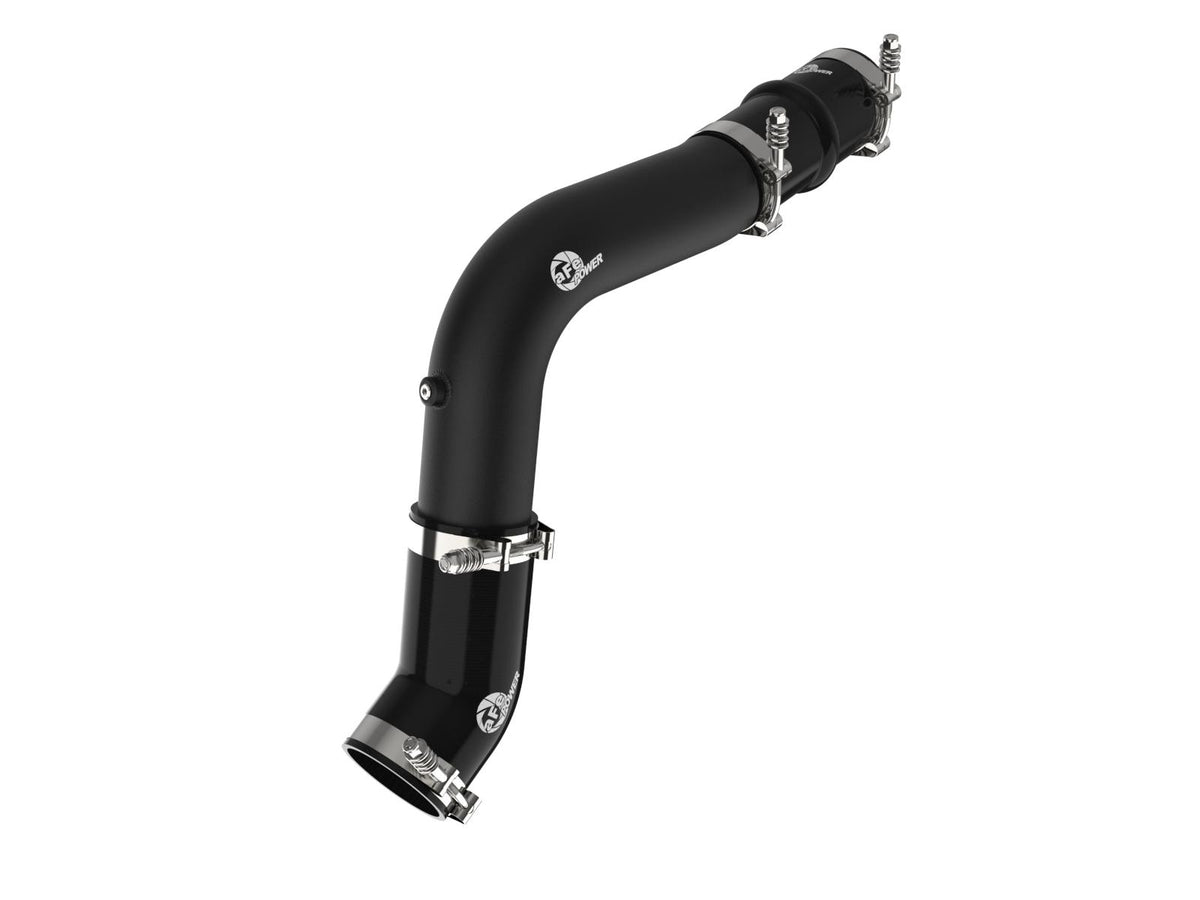 AFE BladeRunner 3 IN Aluminum Hot Charge Pipe Black RAM Diesel Trucks 19-23 L6-6.7L (td) - 46-20618-B
