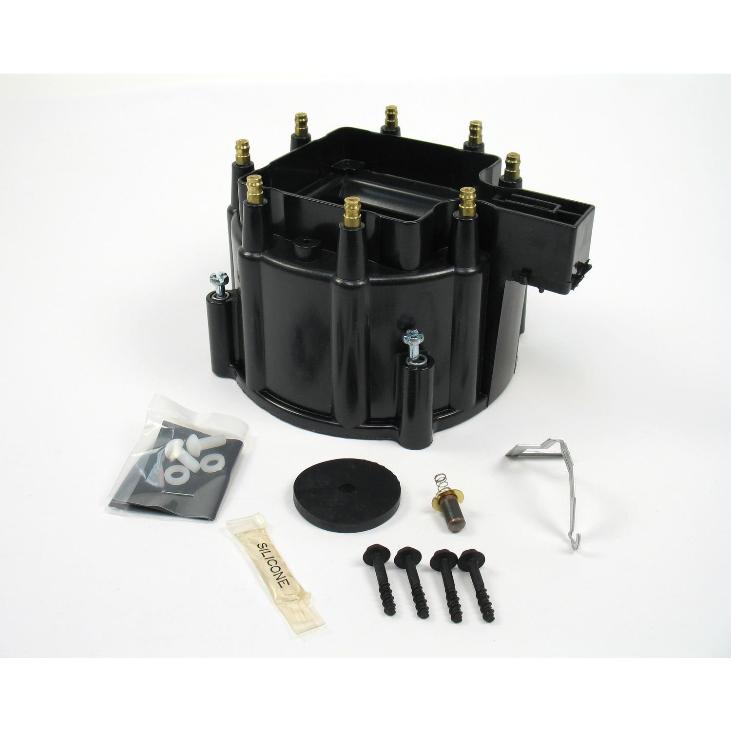 Pertronix D4050 Flame-Thrower Hei Distributor Cap Black - D4050