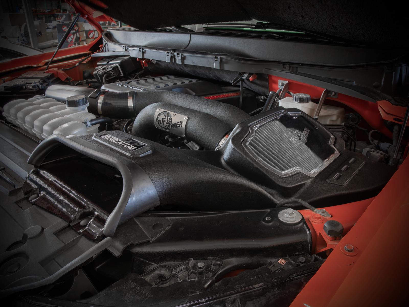 aFe Momentum XP Cold Air Intake System - (Black) Pro Dry S Filter (2021-2022 Ford F-150 Raptor V6-3.5L) - 50-30072D