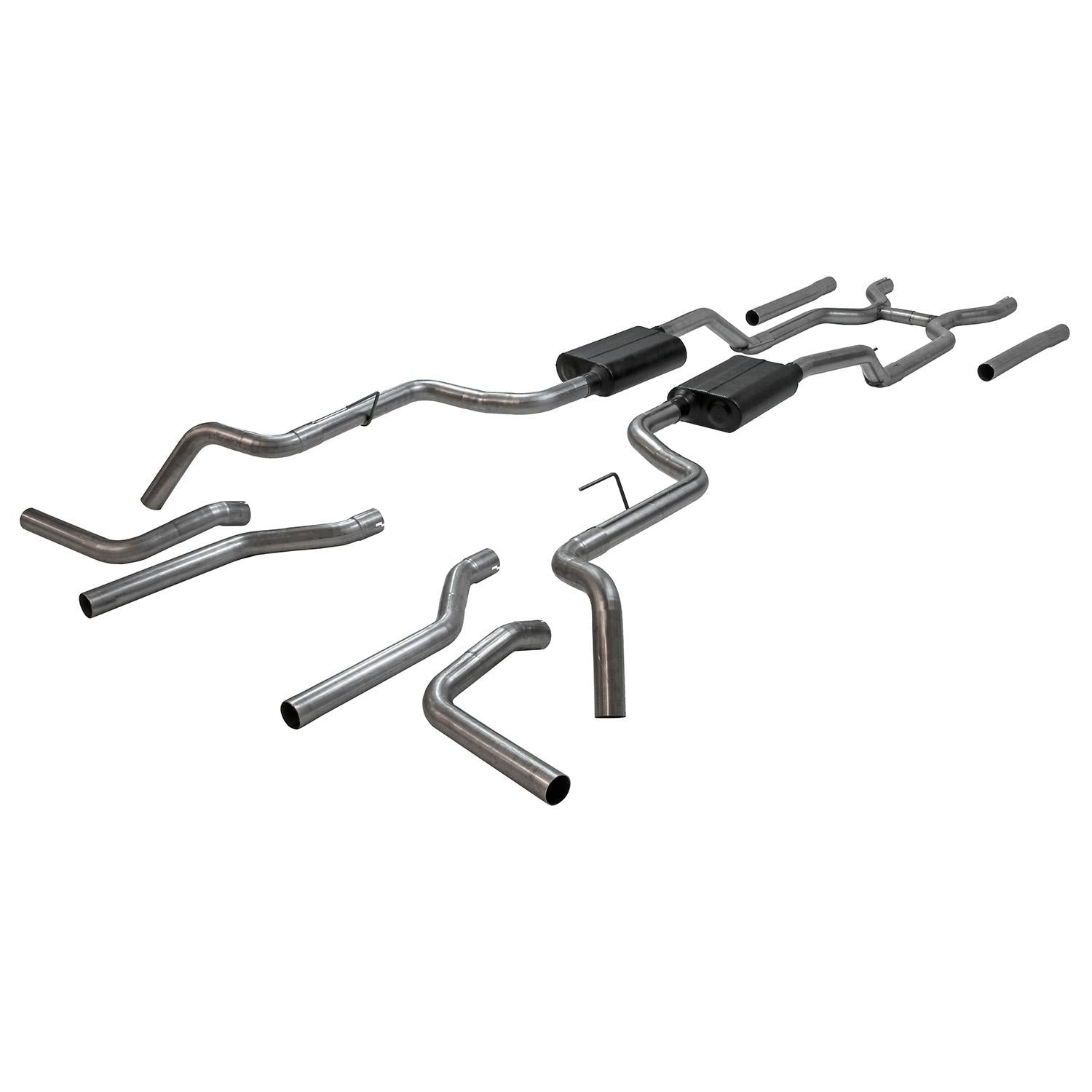 Flowmaster American Thunder Header-Back Exhaust System (1963-1966 C10 Pickup) - 817937