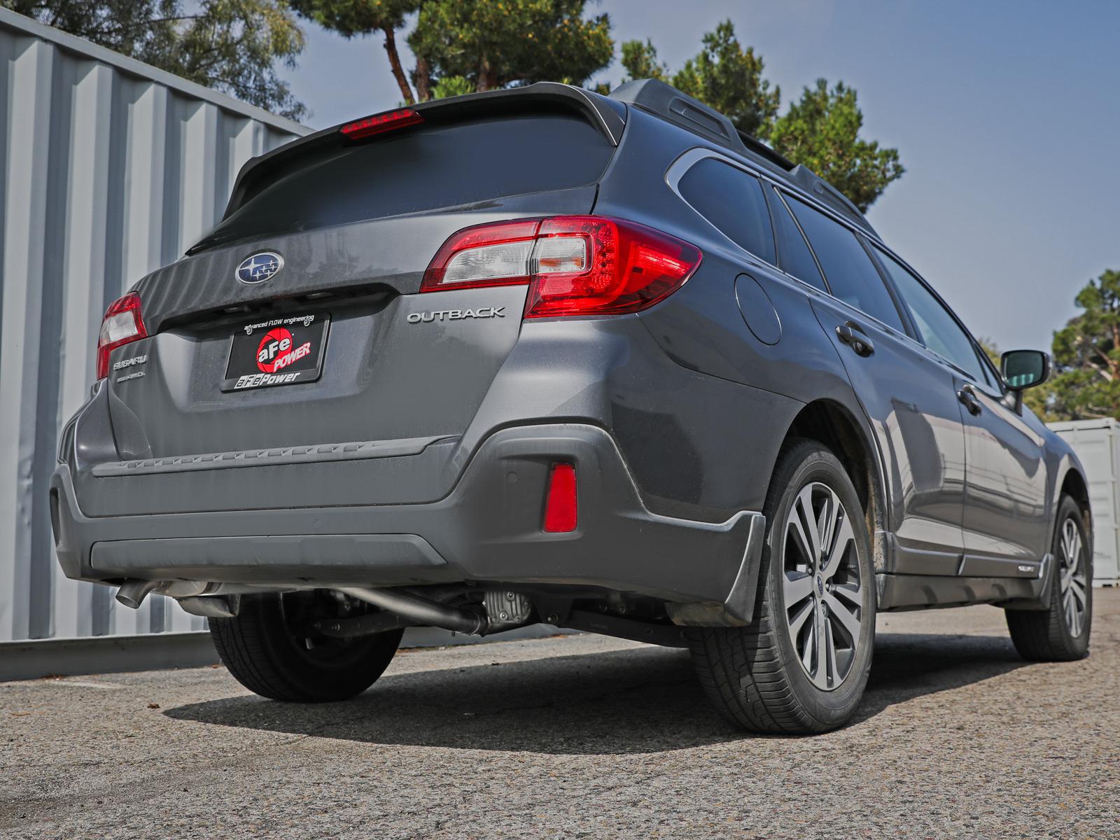 AFE Takeda 2-1/2 IN 304 Stainless Steel Cat-Back Exhaust (2015-2019 Outback 2.5) - 49-36807